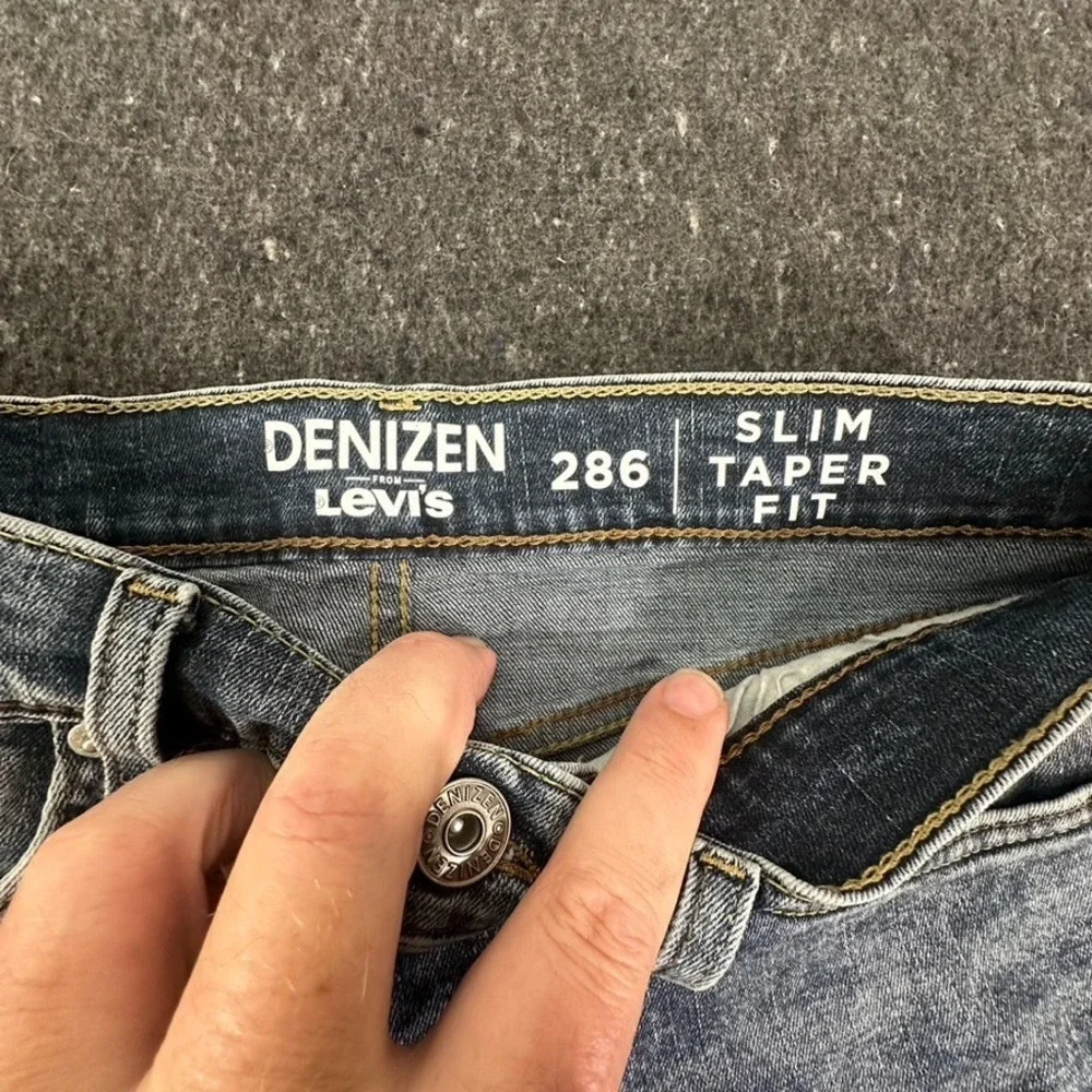 Denizen from Levi's 286 Slim Fit Taper Jeans Mens Size 29 x 32 dark wash